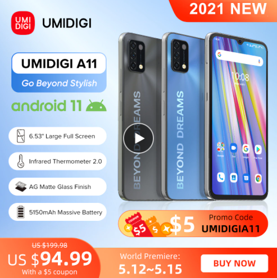 Смартфон UMIDIGI A11 купить на АлиЭкспресс