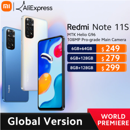 Купить смартфон Redmi Note 11S на AliExpress